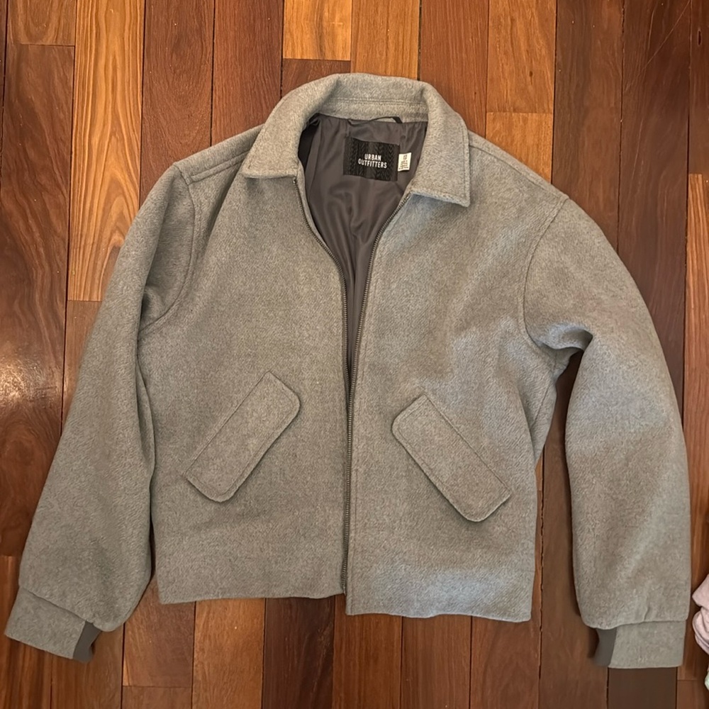 Urban Outfitters Grey Bomber Jacket